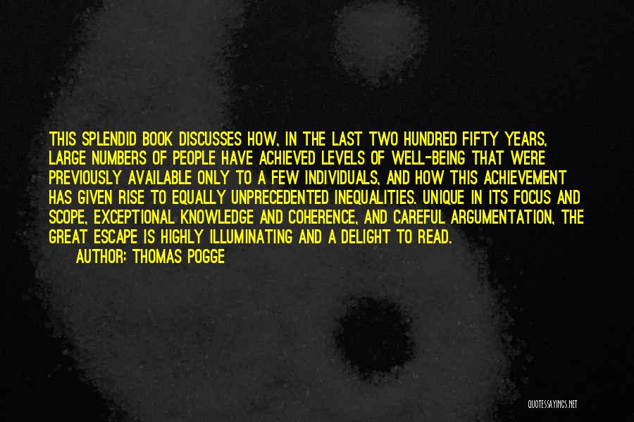 Unique Individuals Quotes By Thomas Pogge