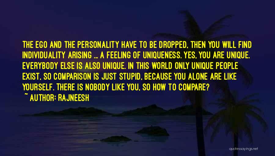 Unique Personality Quotes By Rajneesh