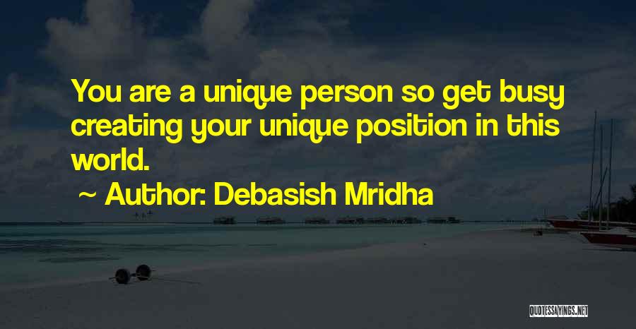 Unique Quotes By Debasish Mridha