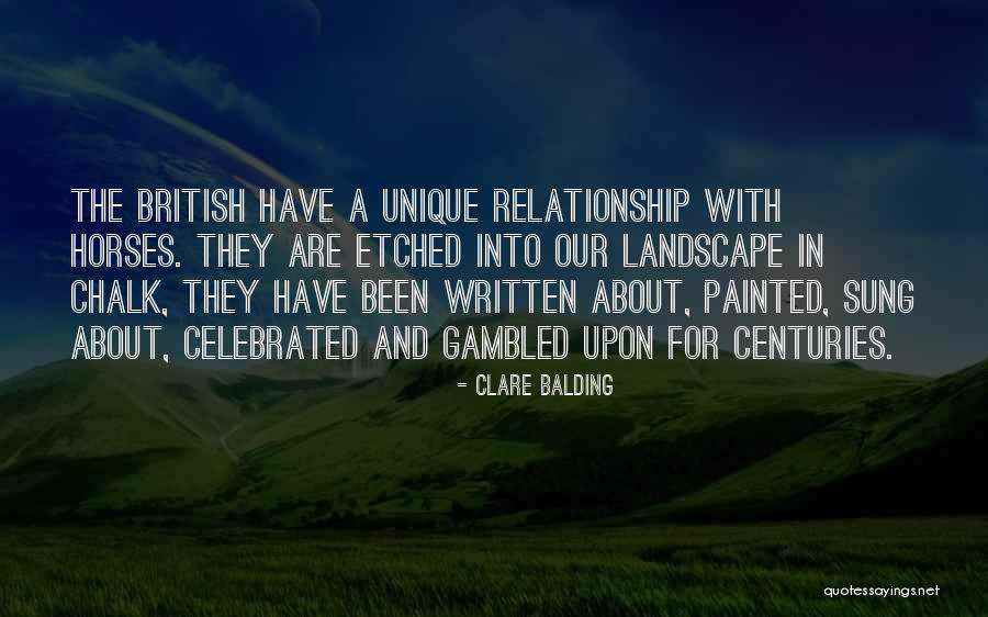 Unique Relationship Quotes By Clare Balding Unique Relationship Quotes By Clare Balding