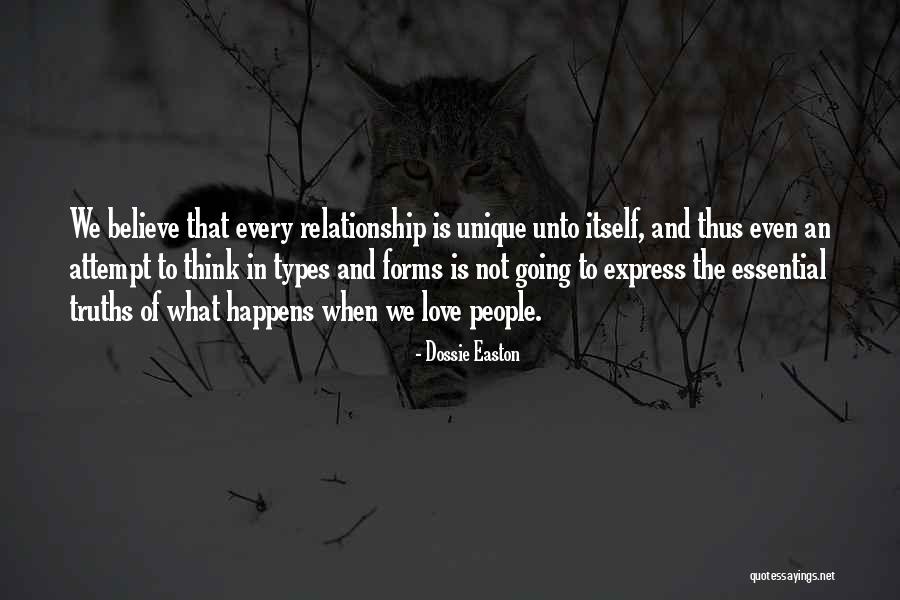 Unique Relationship Quotes By Dossie Easton Unique Relationship Quotes By Dossie Easton