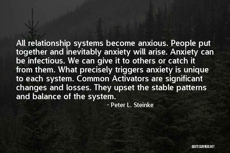 Unique Relationship Quotes By Peter L. Steinke Unique Relationship Quotes By Peter L. Steinke