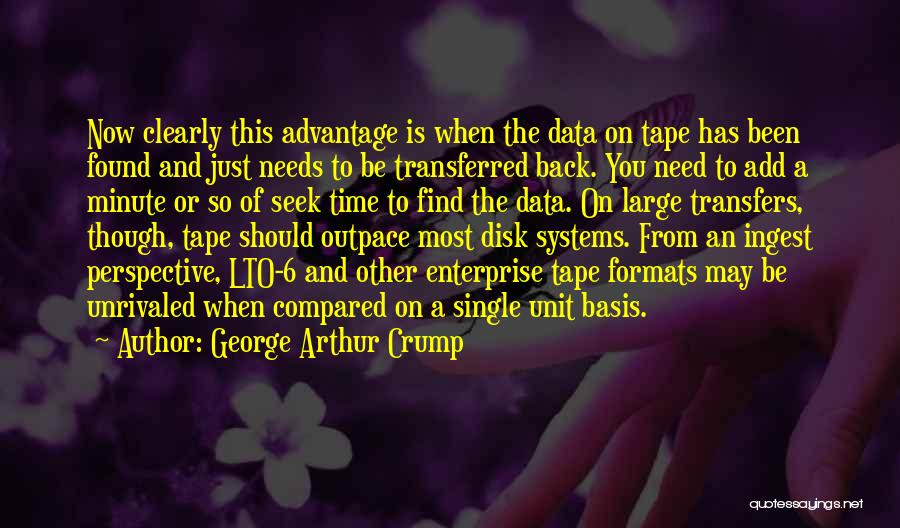 Unit Quotes By George Arthur Crump