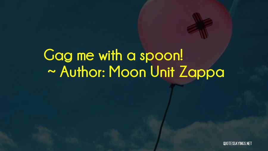 Unit Quotes By Moon Unit Zappa