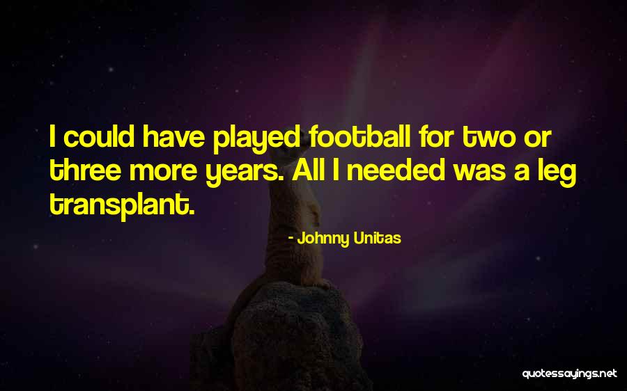 Unitas Quotes By Johnny Unitas