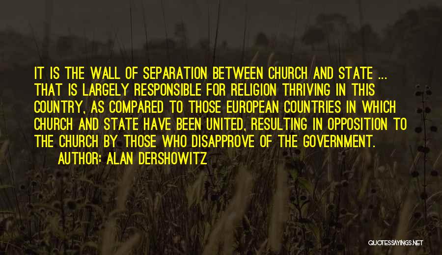 United Religion Quotes By Alan Dershowitz