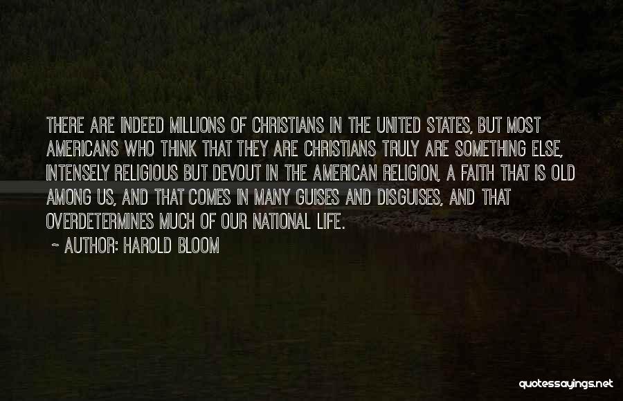 United Religion Quotes By Harold Bloom