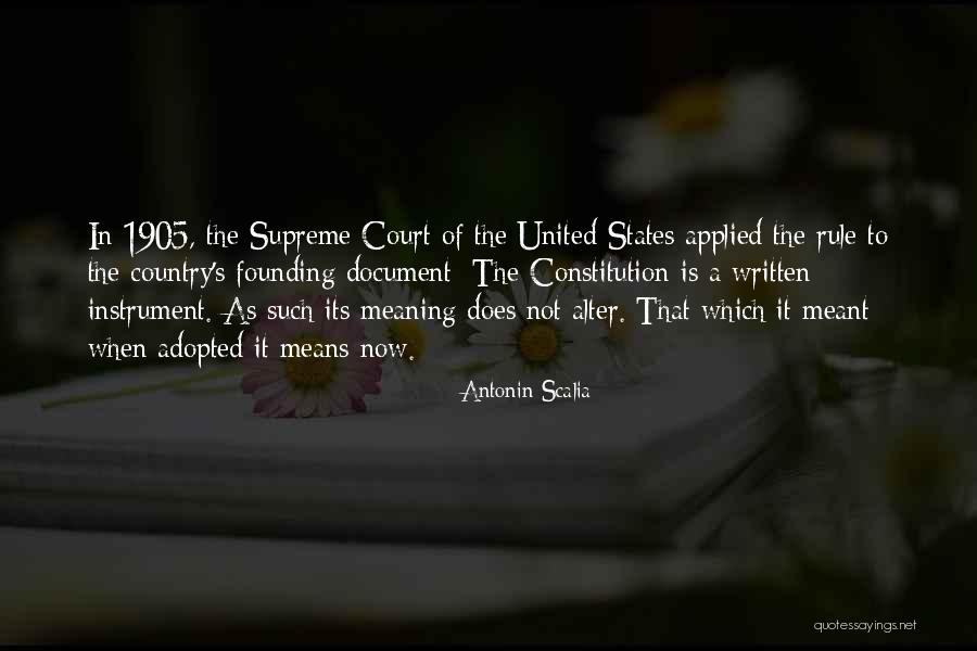 United States Constitution Quotes By Antonin Scalia