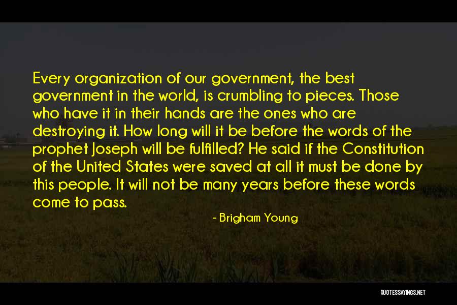 United States Constitution Quotes By Brigham Young United States Constitution Quotes By Brigham Young