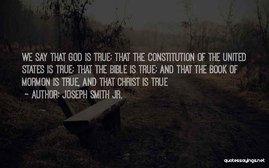 United States Constitution Quotes By Joseph Smith Jr.