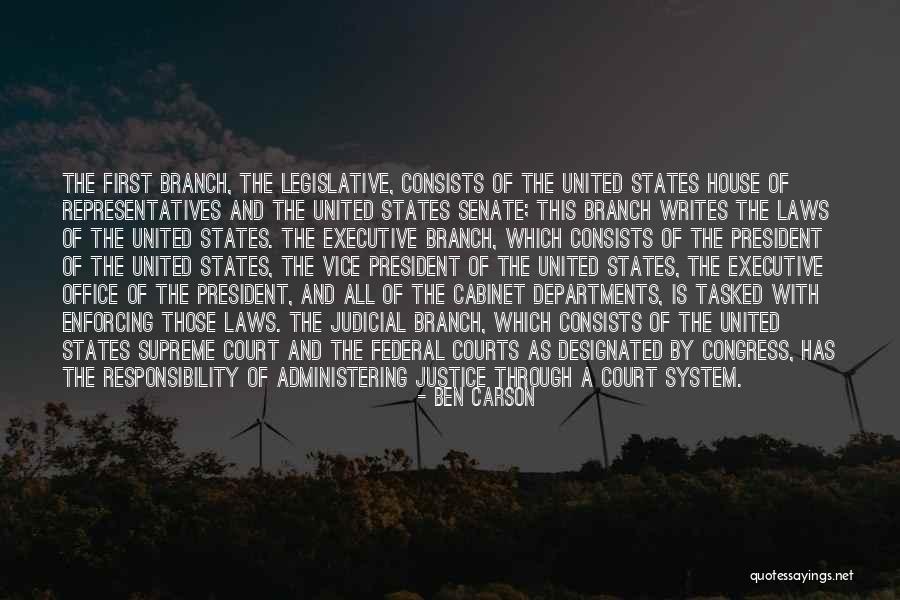 United States Justice System Quotes By Ben Carson