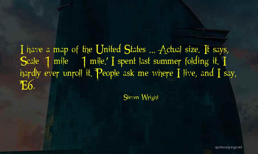 United States Map Quotes By Steven Wright United States Map Quotes By Steven Wright