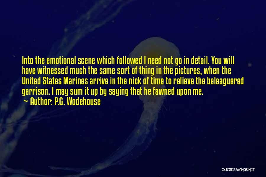 United States Marines Quotes By P.G. Wodehouse