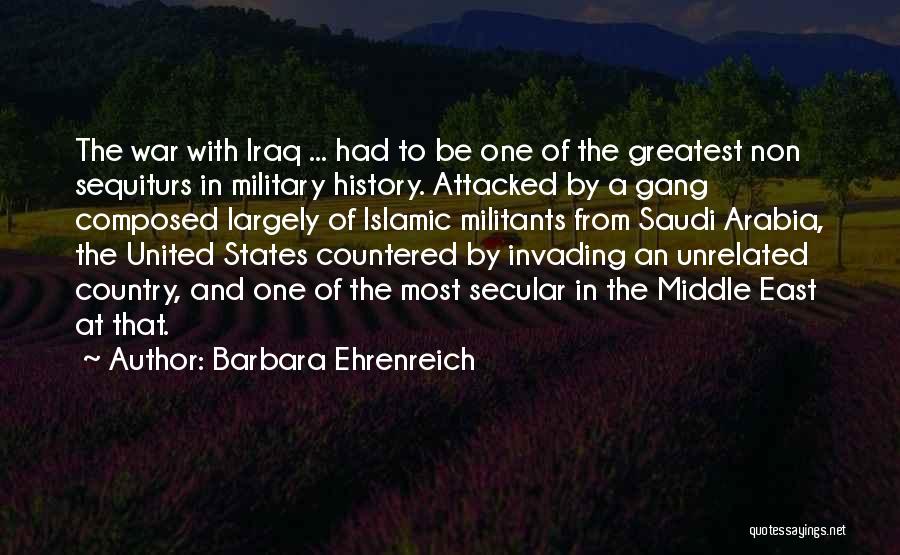 United States Military Quotes By Barbara Ehrenreich