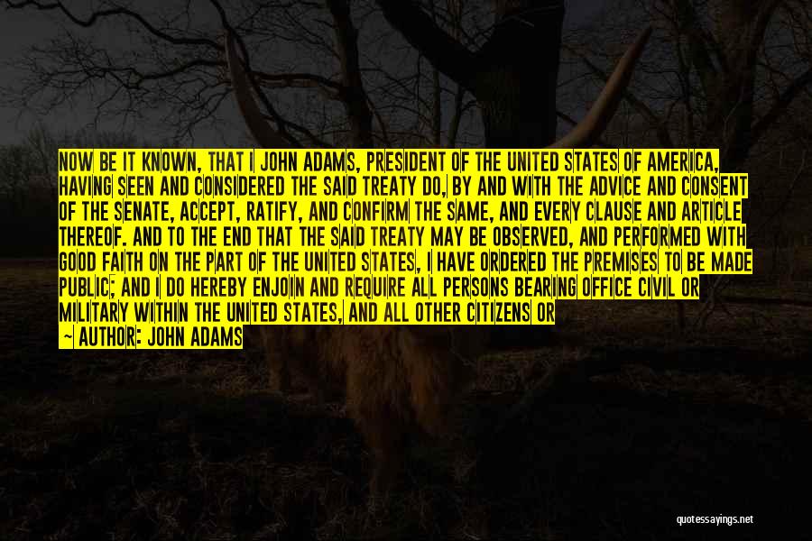 United States Military Quotes By John Adams