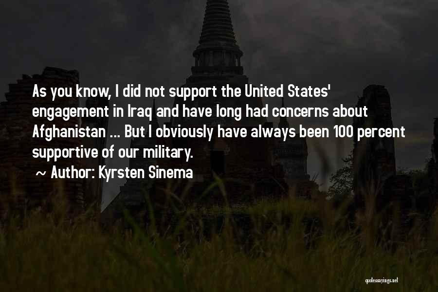 United States Military Quotes By Kyrsten Sinema