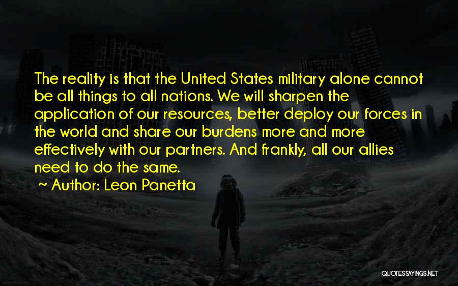 United States Military Quotes By Leon Panetta