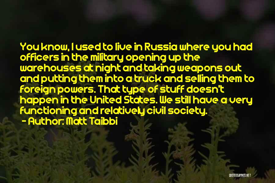 United States Military Quotes By Matt Taibbi