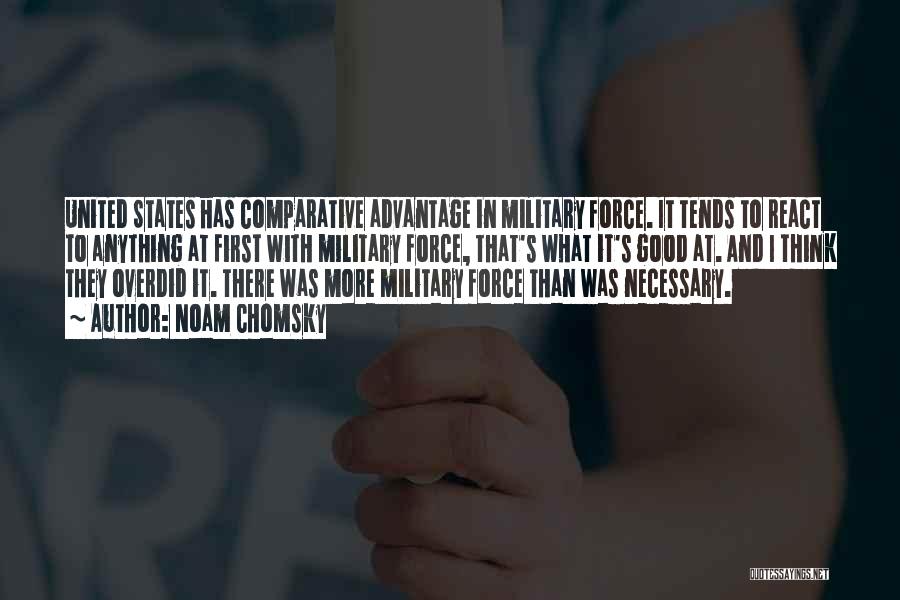 United States Military Quotes By Noam Chomsky