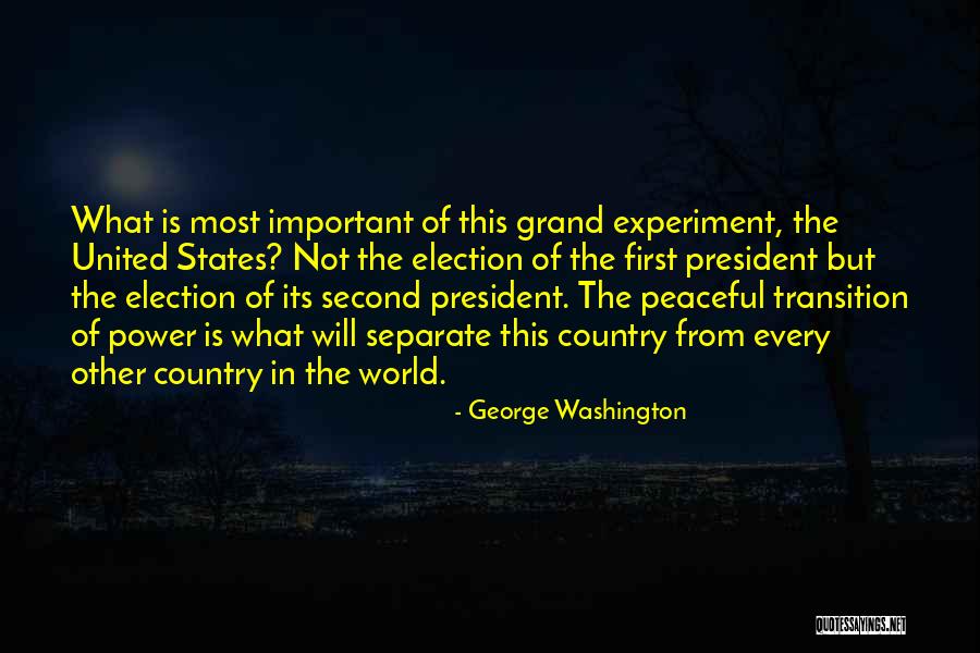 United States President Quotes By George Washington