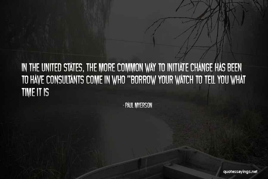 United States Quotes By Paul Myerson