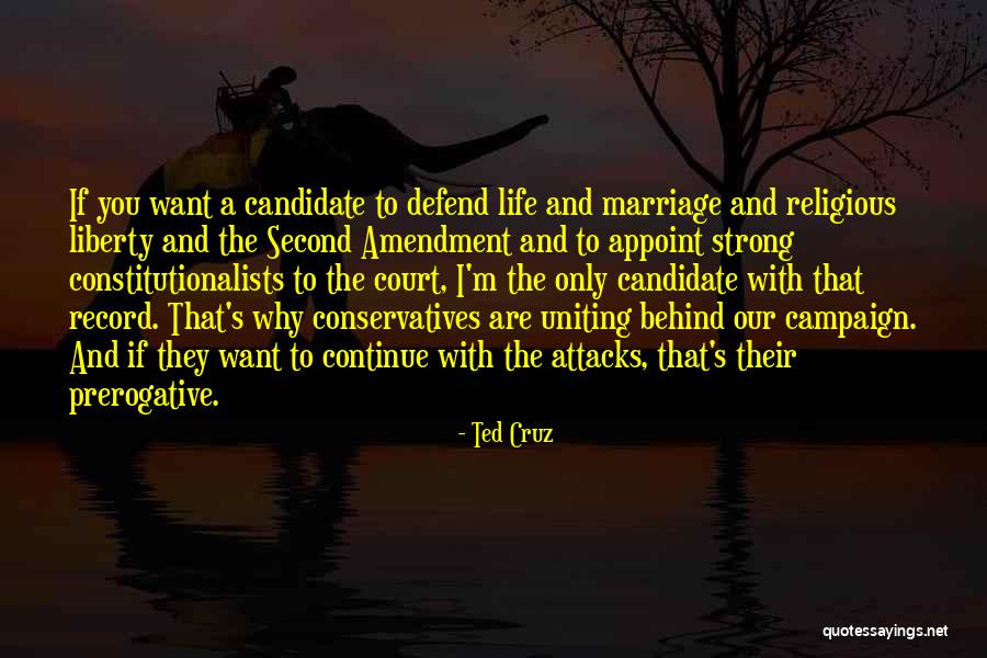 Uniting In Marriage Quotes By Ted Cruz