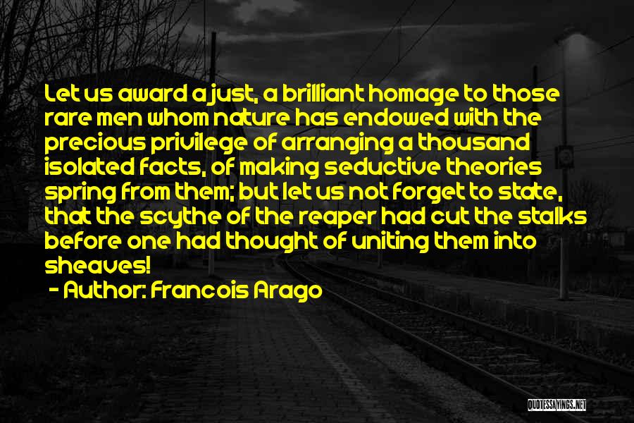 Uniting Quotes By Francois Arago