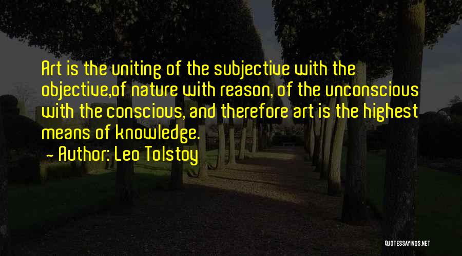 Uniting Quotes By Leo Tolstoy