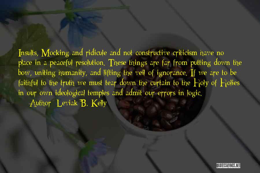 Uniting Quotes By Leviak B. Kelly