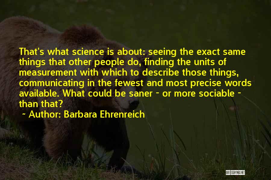 Units Quotes By Barbara Ehrenreich