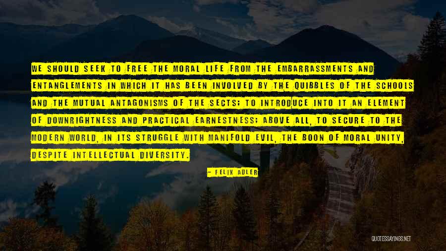 Unity And Diversity Quotes By Felix Adler Unity And Diversity Quotes By Felix Adler