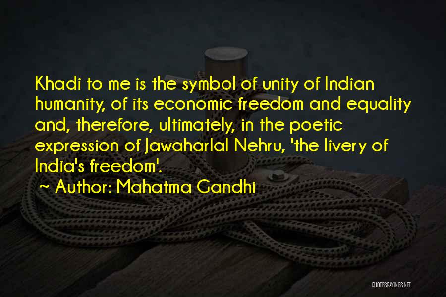Unity And Equality Quotes By Mahatma Gandhi