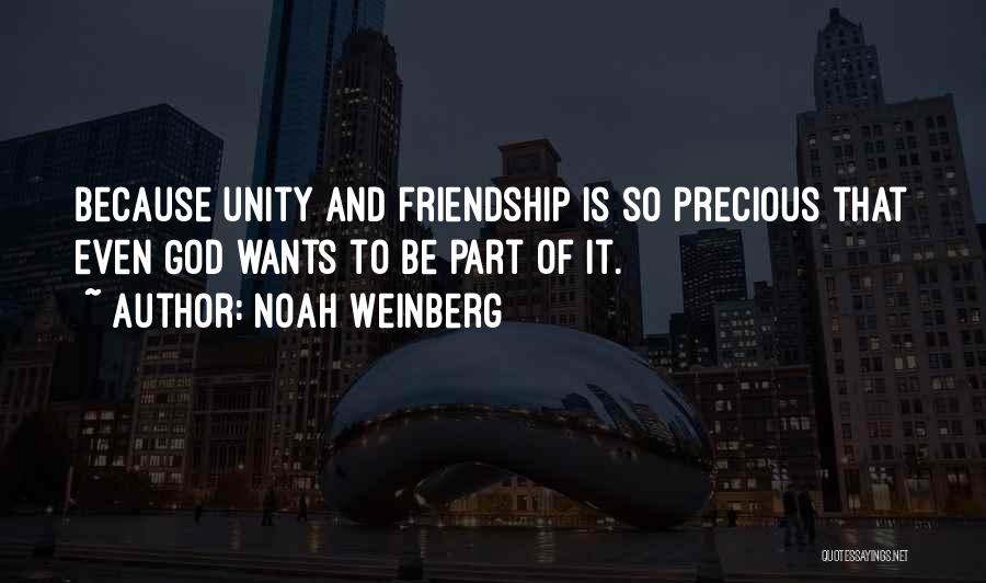 Unity And Friendship Quotes By Noah Weinberg