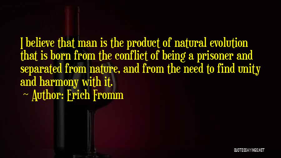Unity And Harmony Quotes By Erich Fromm