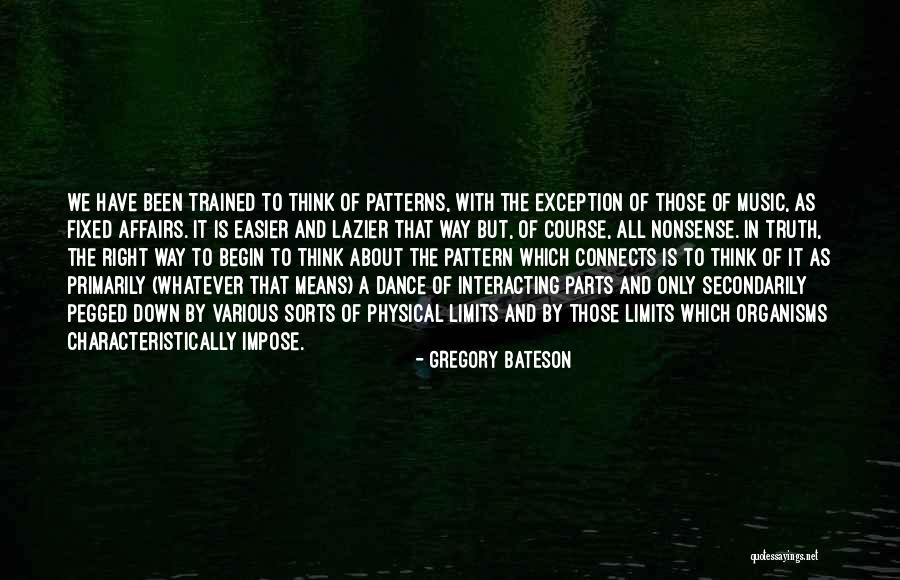 Unity And Music Quotes By Gregory Bateson