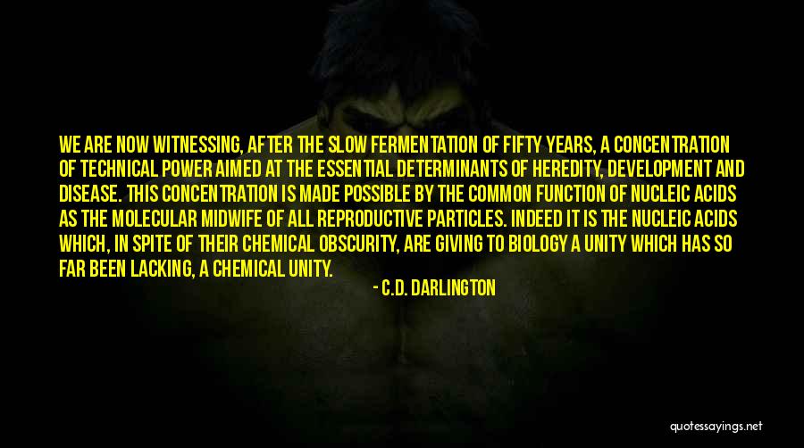 Unity And Power Quotes By C.D. Darlington Unity And Power Quotes By C.D. Darlington