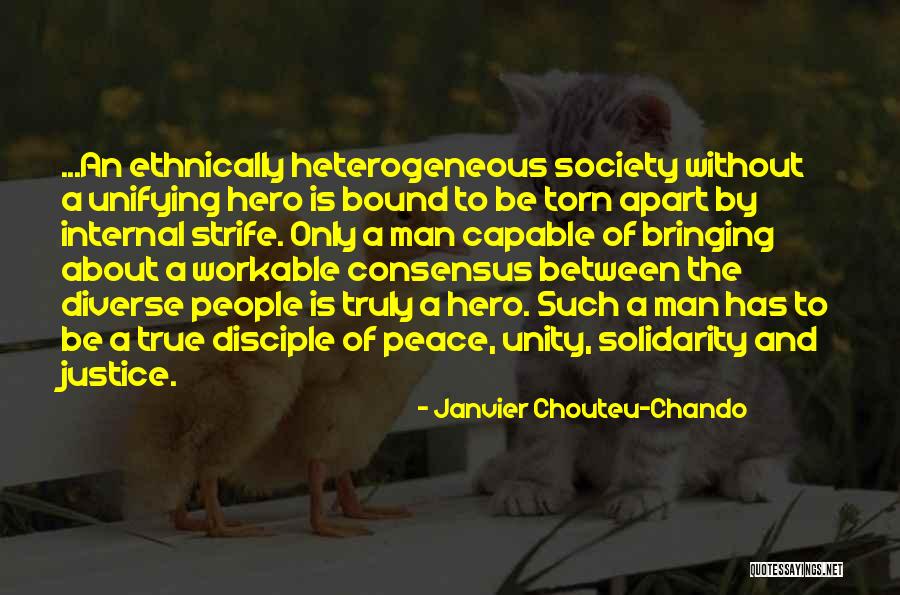 Unity And Solidarity Quotes By Janvier Chouteu-Chando Unity And Solidarity Quotes By Janvier Chouteu-Chando