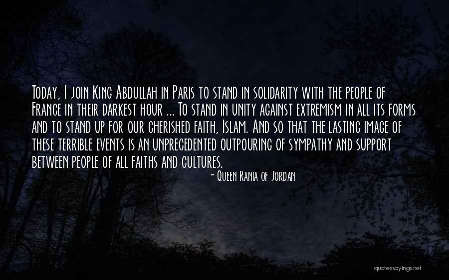 Unity And Solidarity Quotes By Queen Rania Of Jordan Unity And Solidarity Quotes By Queen Rania Of Jordan