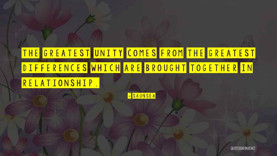 Unity In A Relationship Quotes By Saunsea Unity In A Relationship Quotes By Saunsea