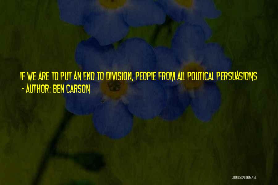 Unity In America Quotes By Ben Carson