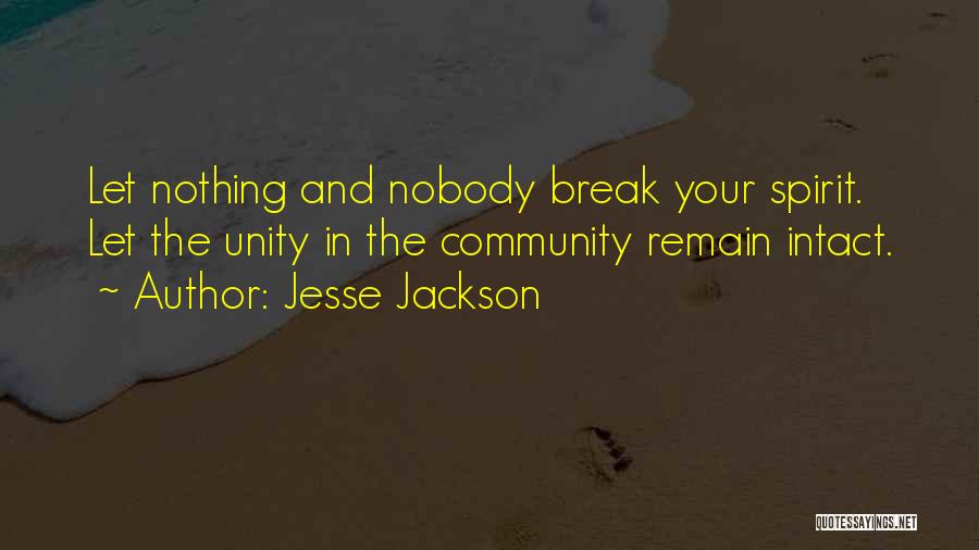 Unity In Community Quotes By Jesse Jackson