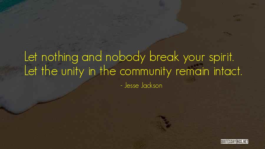 Unity In Community Quotes By Jesse Jackson