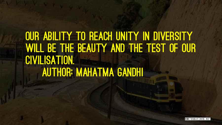 Unity In Diversity Quotes By Mahatma Gandhi