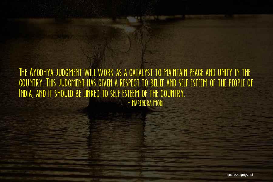 Unity In Work Quotes By Narendra Modi