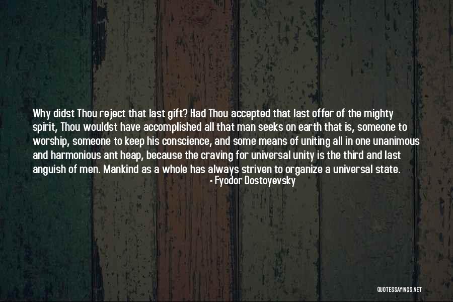 Unity Of Mankind Quotes By Fyodor Dostoyevsky Unity Of Mankind Quotes By Fyodor Dostoyevsky