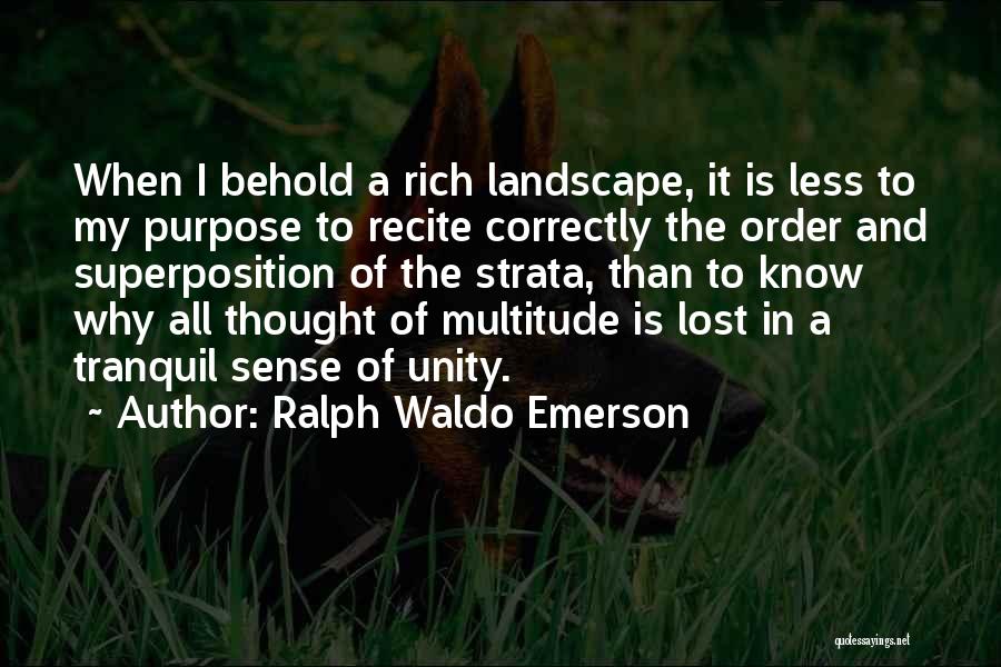 Unity Quotes By Ralph Waldo Emerson