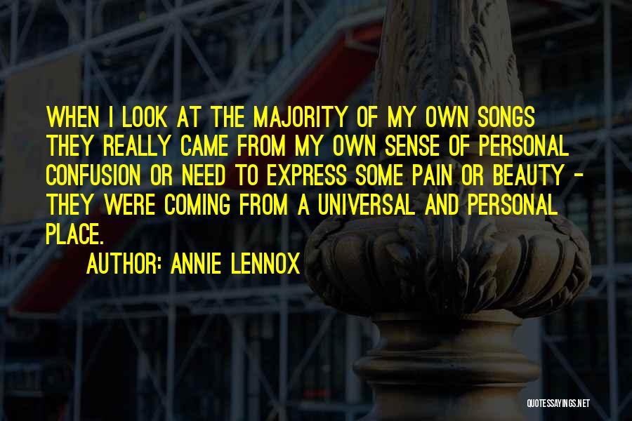 Universal Beauty Quotes By Annie Lennox