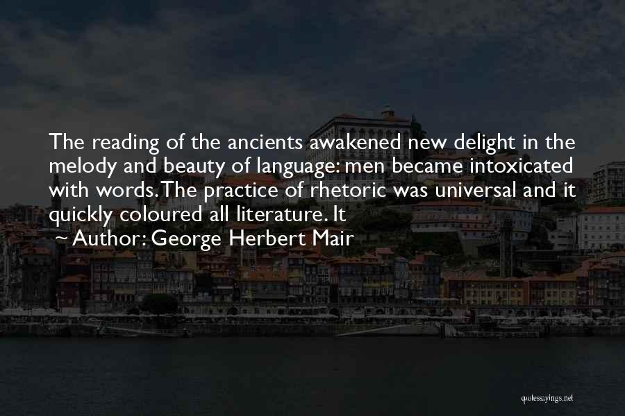 Universal Beauty Quotes By George Herbert Mair