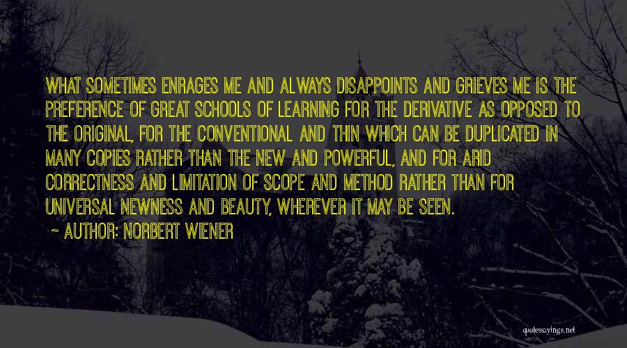 Universal Beauty Quotes By Norbert Wiener