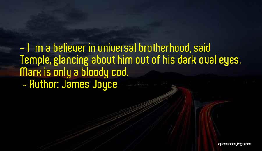 Universal Brotherhood Quotes By James Joyce